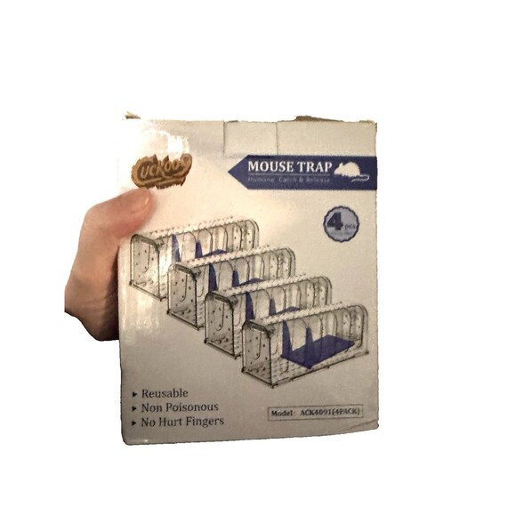 Humane Mouse Traps-4 New In Box Reusable - Picture 2 of 7